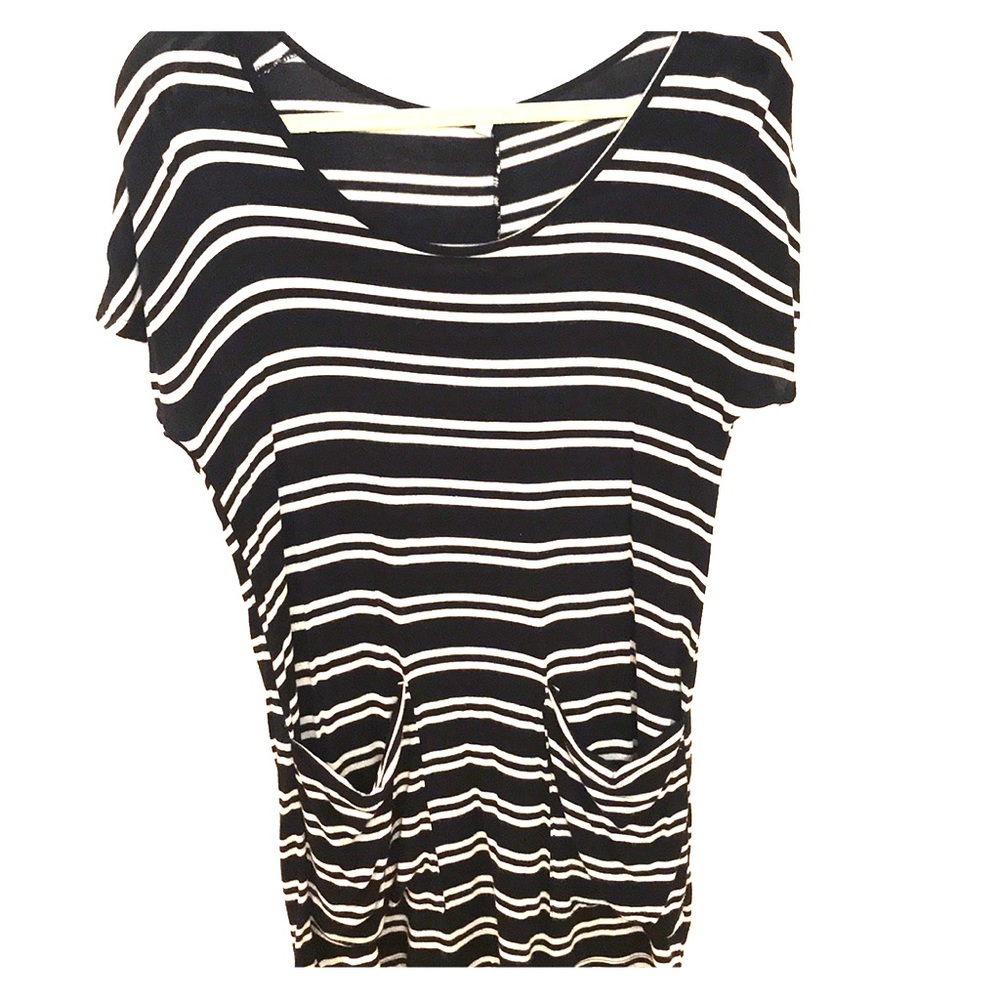 Striped T-shirt dress